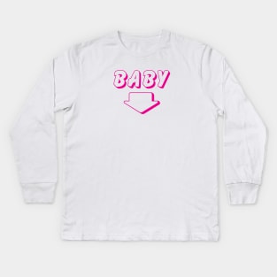 Baby (on board) – Mother to be Kids Long Sleeve T-Shirt